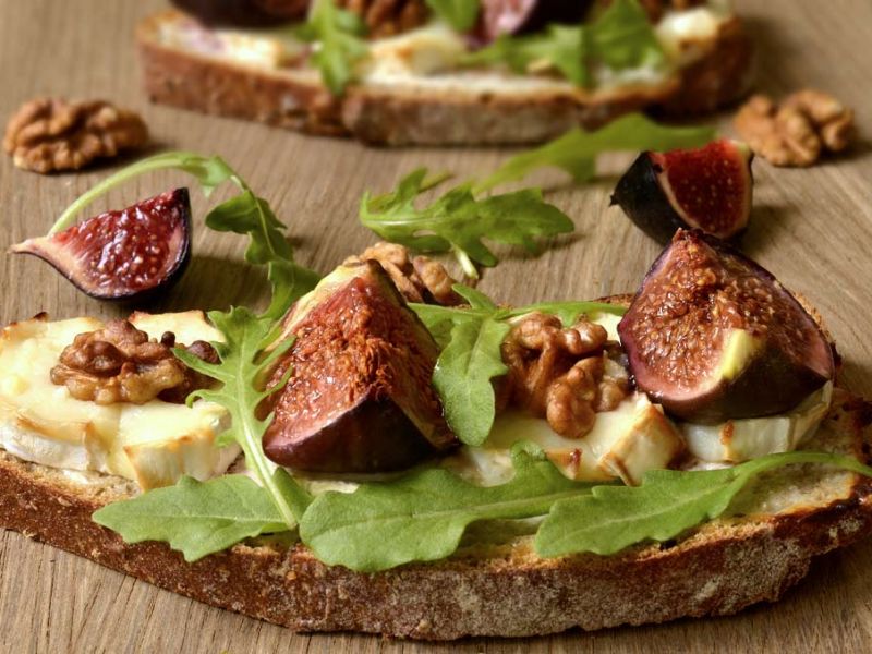 Tartines aux figues
