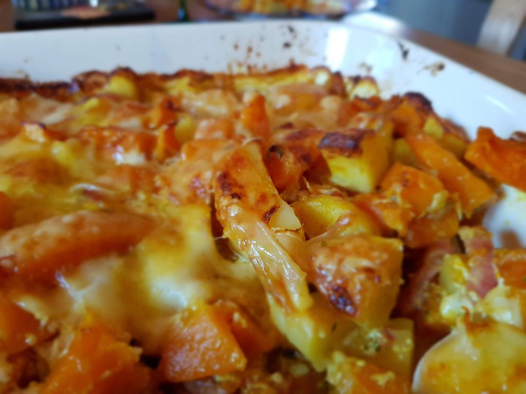 Recette Gratin butternut et patates